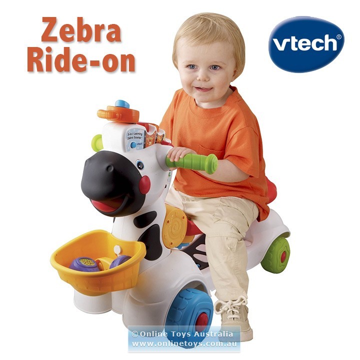 Zebra ride on toy vtech discount