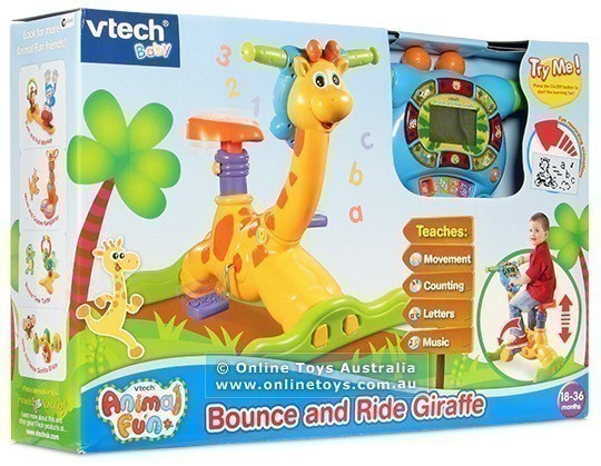Vtech Baby - Animal Fun Bounce and Ride Giraffe
