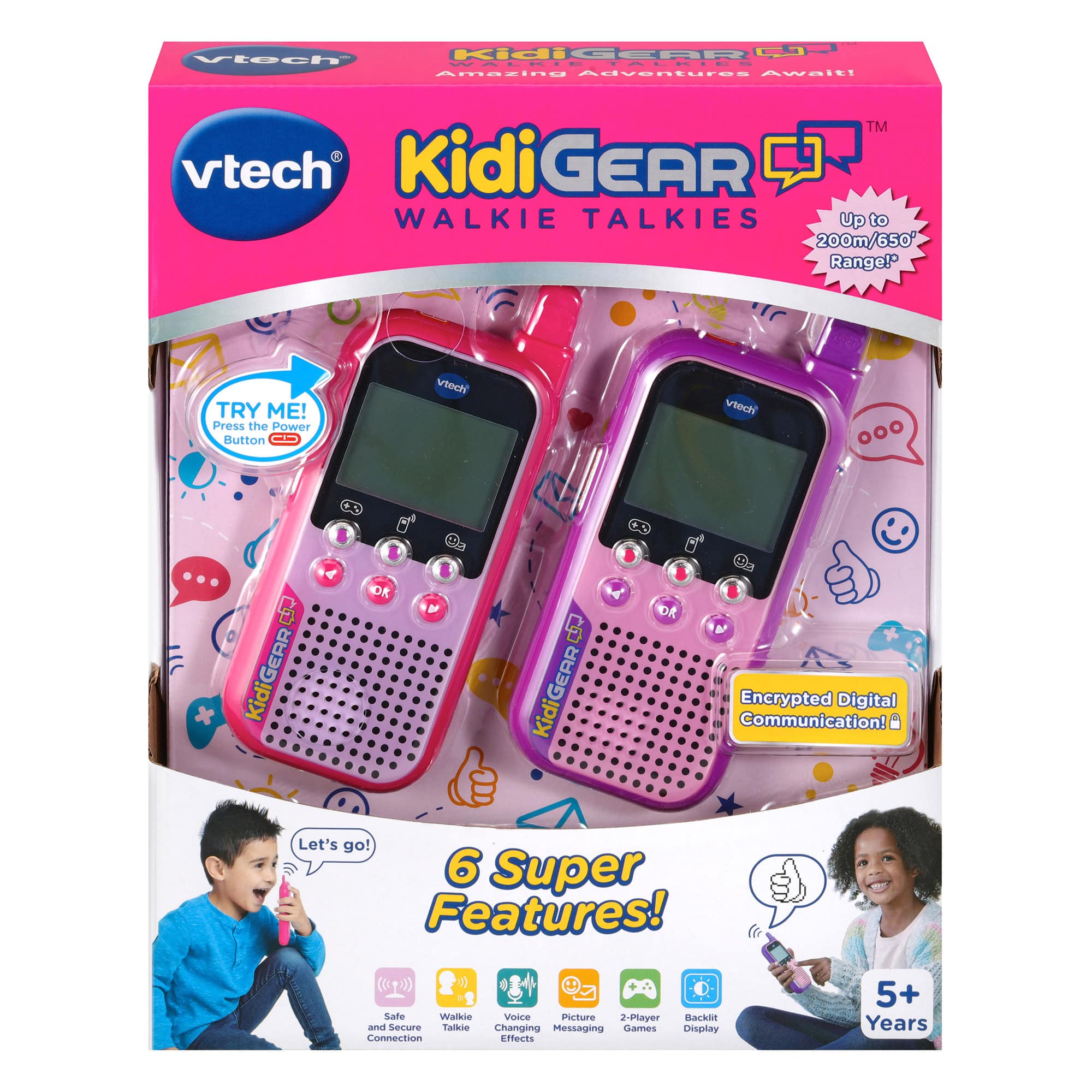 Vtech - KidiGear Walkie Talkies - Pink