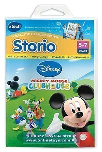 Vtech - Storio Interactive E-Reading Cartridge - Mickey Mouse Clubhouse