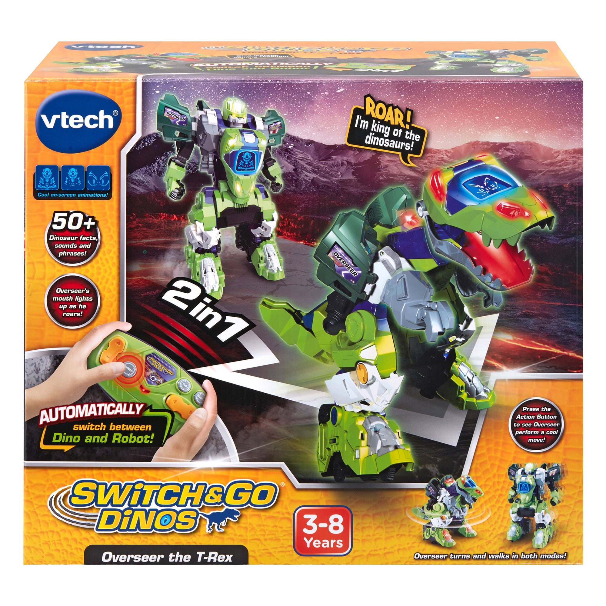 Vtech - Switch & Go Dinos - Overseer the T-Rex