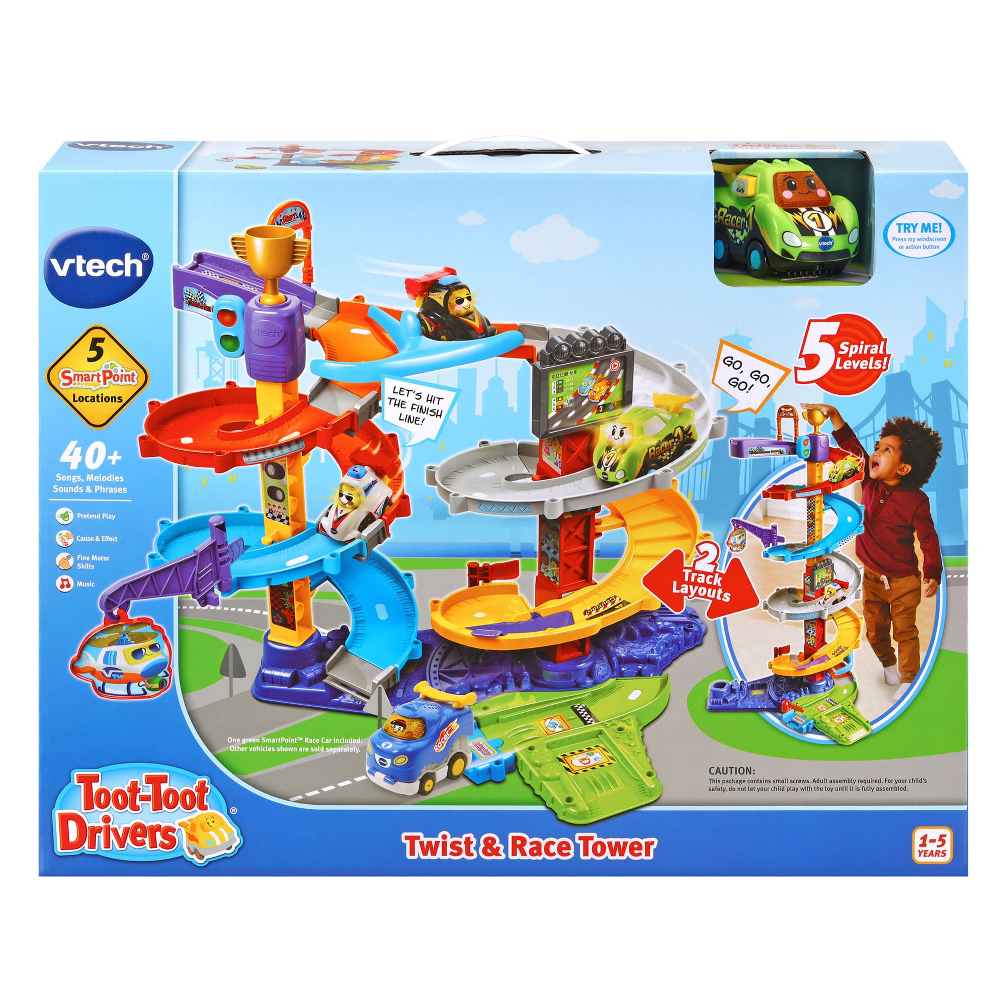 Vtech Toot Toot Drivers Super Racing Set New Boys Girls Toy Gift For 1-5 Years 