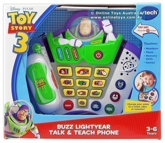 Vtech Buzz Lightyear talk and teach phone