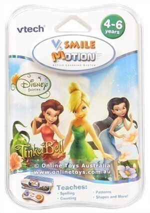 Vtech - V.Smile Motion - Disney Fairies Tinker Bell Cartridge