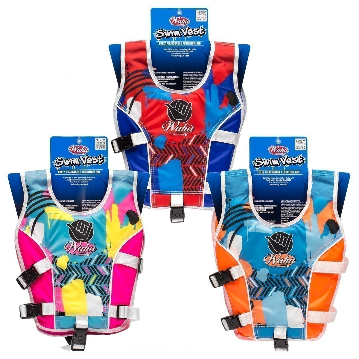 Wahu Swim Vest Assortment Online Toys Australia
