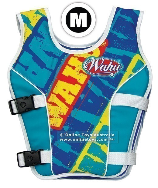 Wahu - Swim Vest - Medium 4-5 Years - Blue