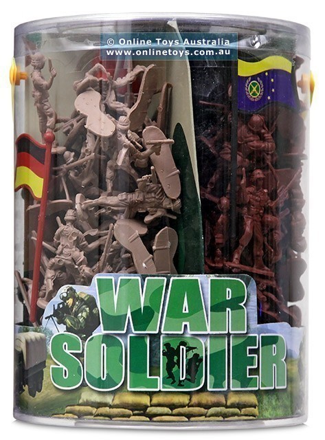 War Soldier - Toy Soldiers - 140 Pieces