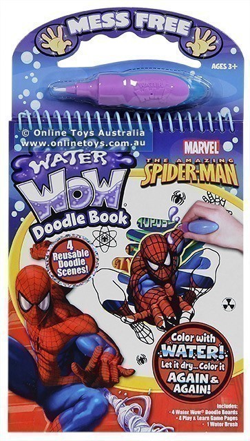 Water Wow - Doodle Book - Spider-Man