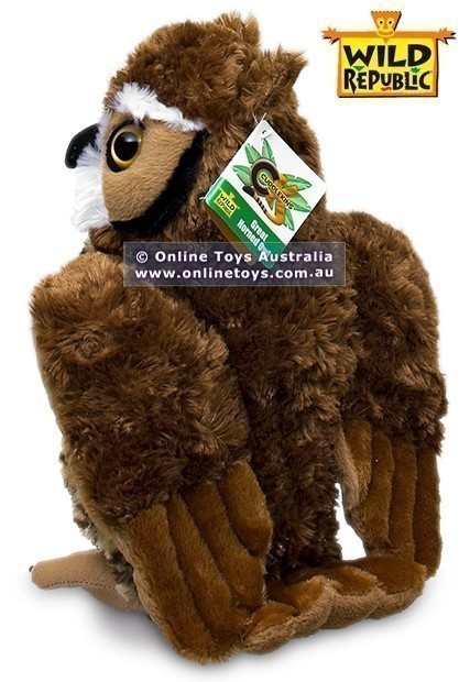 Wild Republic - Great Horned Owl 30cm Plush