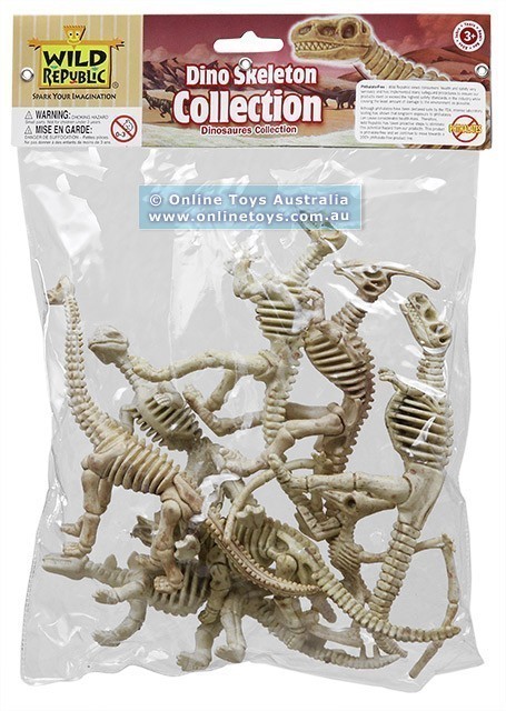 Wild Republic - Large Plastic Dino Skeleton Collection