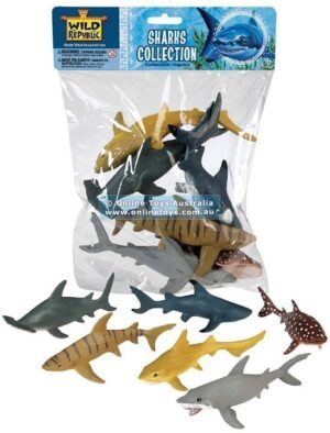 Wild Republic - Large Plastic Shark Collection