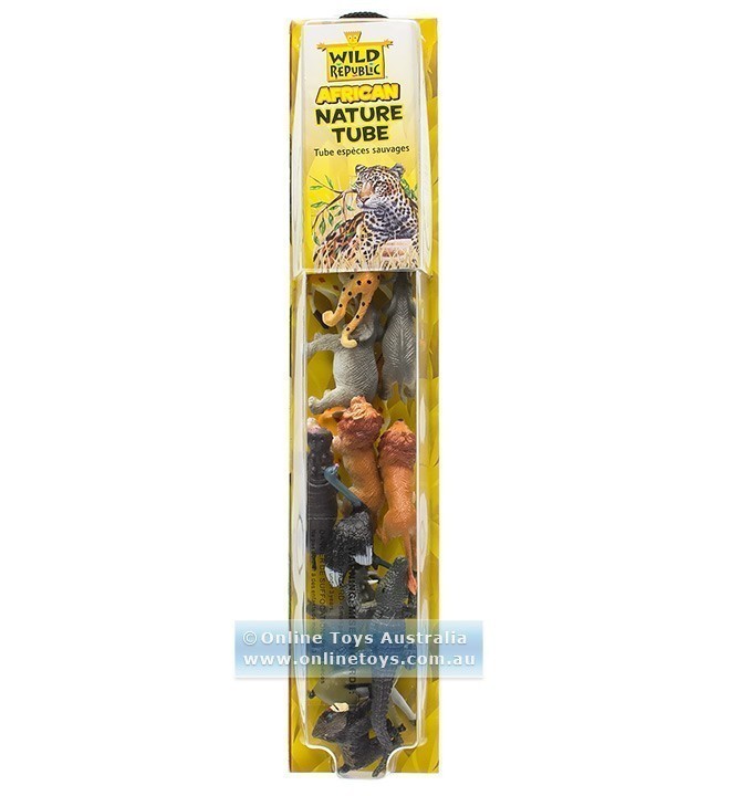 Wild Republic - Nature Tube - Plastic African Animals