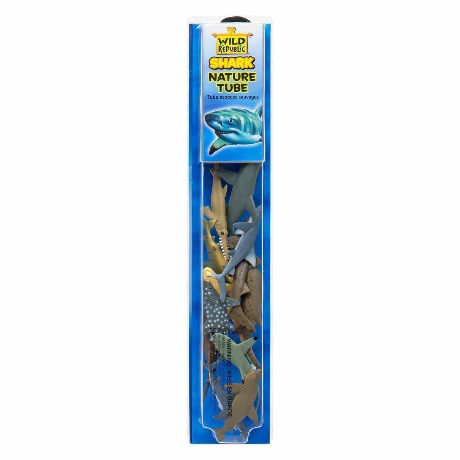 Wild Republic - Nature Tube - Plastic Sharks