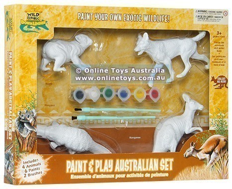 Wild Republic - Paint and Play Australian Animal Set