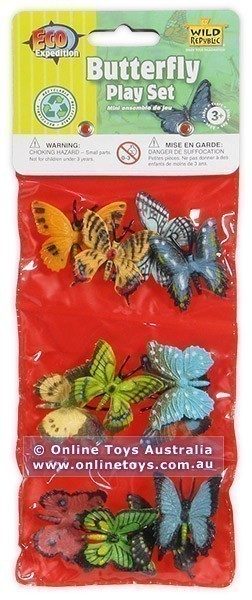 Wild Republic - Plastic Mini Butterfly Play Set