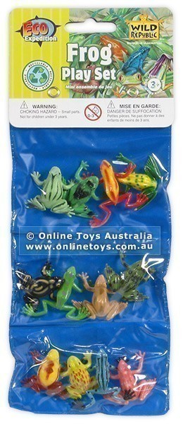 Wild Republic - Plastic Mini Frog Play Set