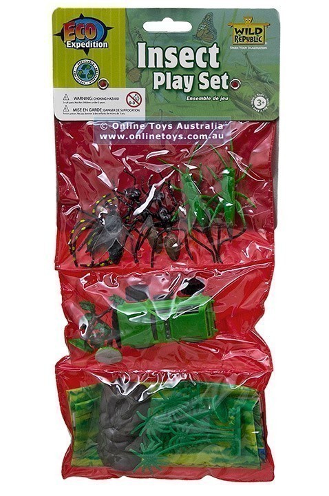 Wild Republic - Plastic Mini Insect Play Set
