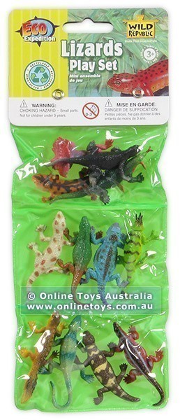 Wild Republic - Plastic Mini Lizard Play Set