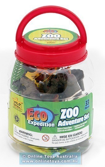 Wild Republic - Zoo Adventure Bucket Set