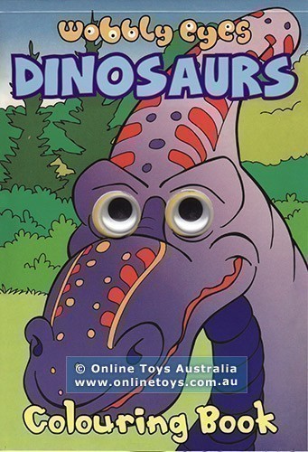 Wobbly Eyes Colouring Book - Dinosaurs