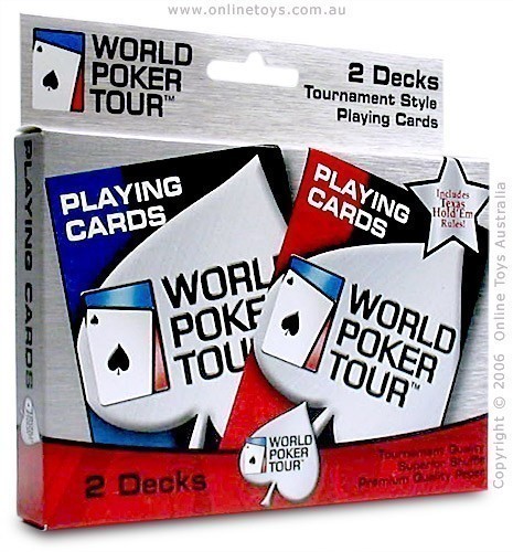 World Poker Tour - 2 Decks of Playing Cards