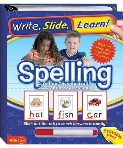 Write, Slide and Learn - Spelling