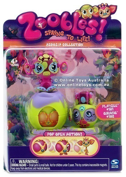 Zoobles - Azoozia Double Pack - Figures 101 and 102