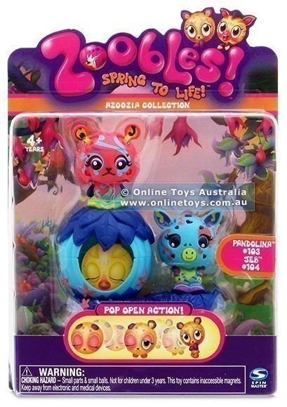 Zoobles - Azoozia Double Pack - Figures 103 and 104