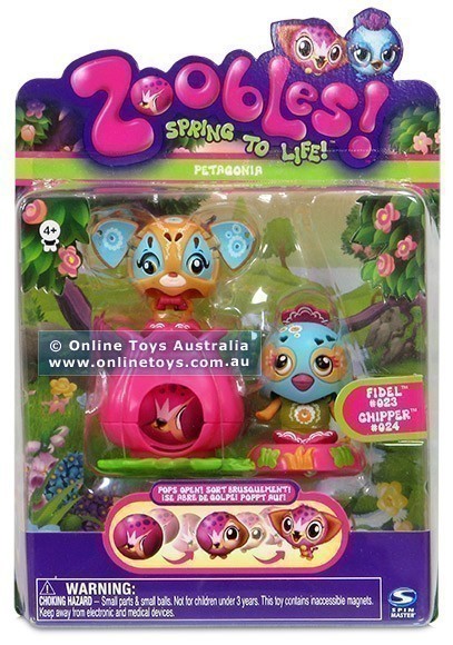 Zoobles - Petagonia Double Pack - Figures 023 and 024