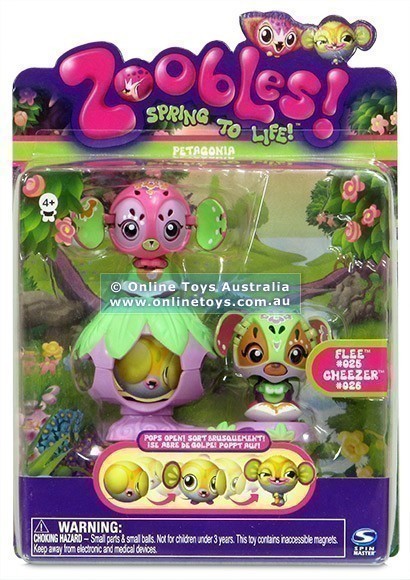 Zoobles - Petagonia Double Pack - Figures 025 and 026