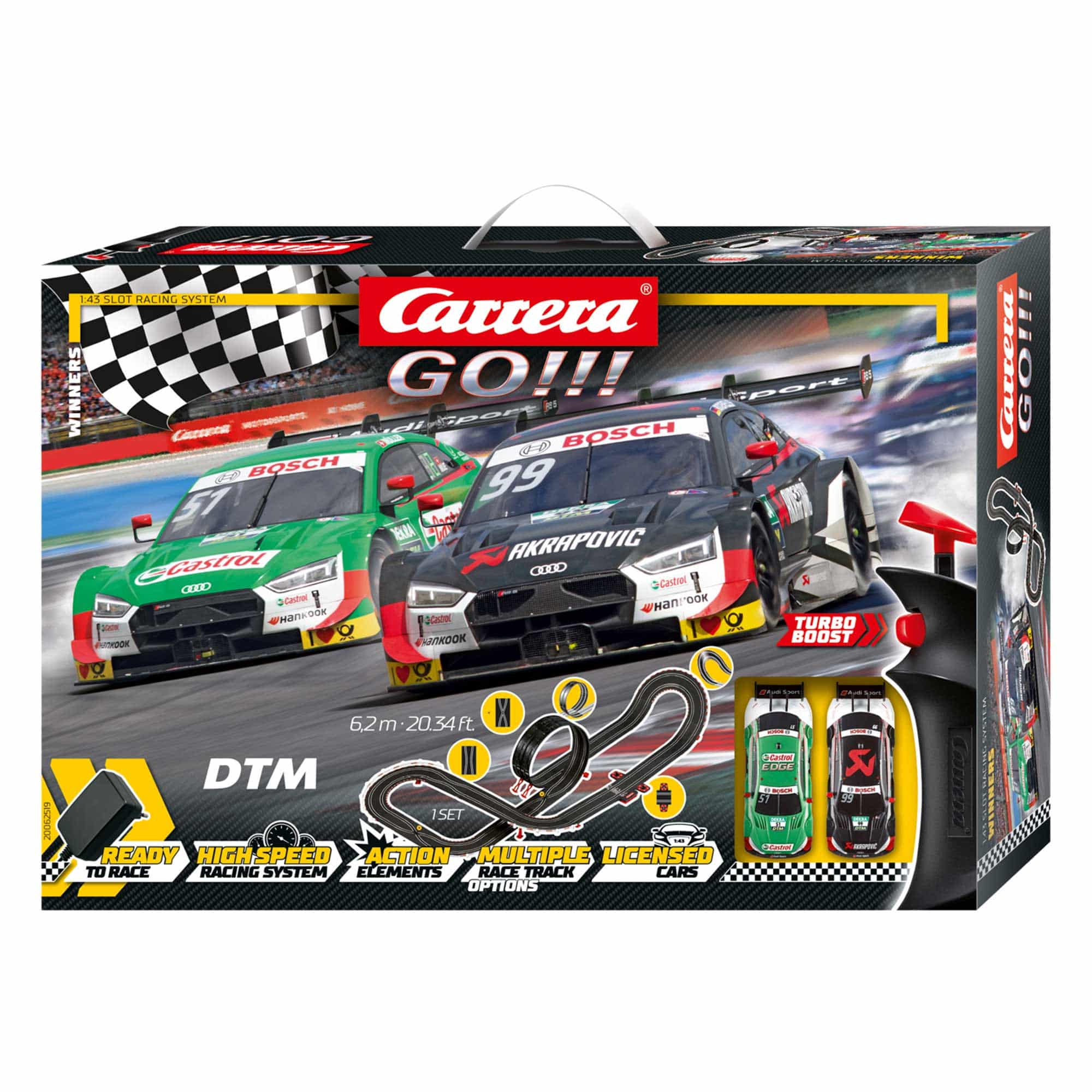 Carrera Go - 62519 Winners 6.2 m