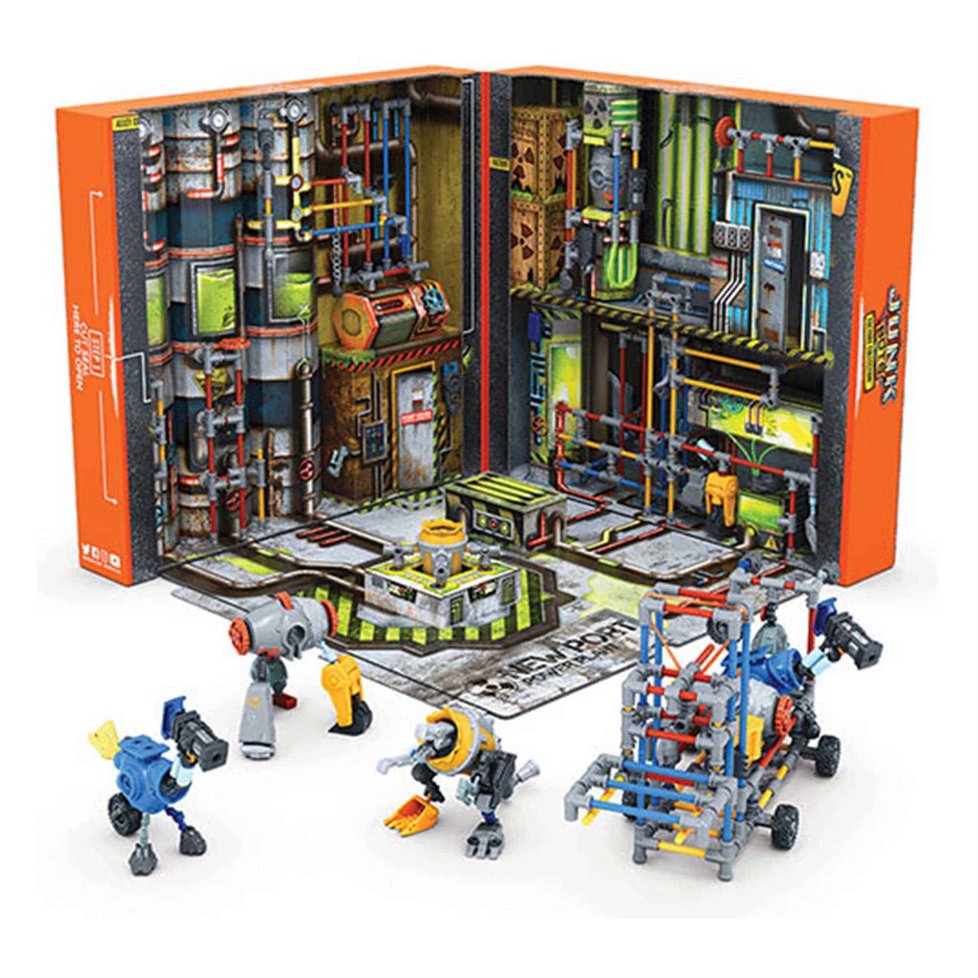 HEXBUG - JUNKBOTS Large Factory Habitat -New Port Power Plant