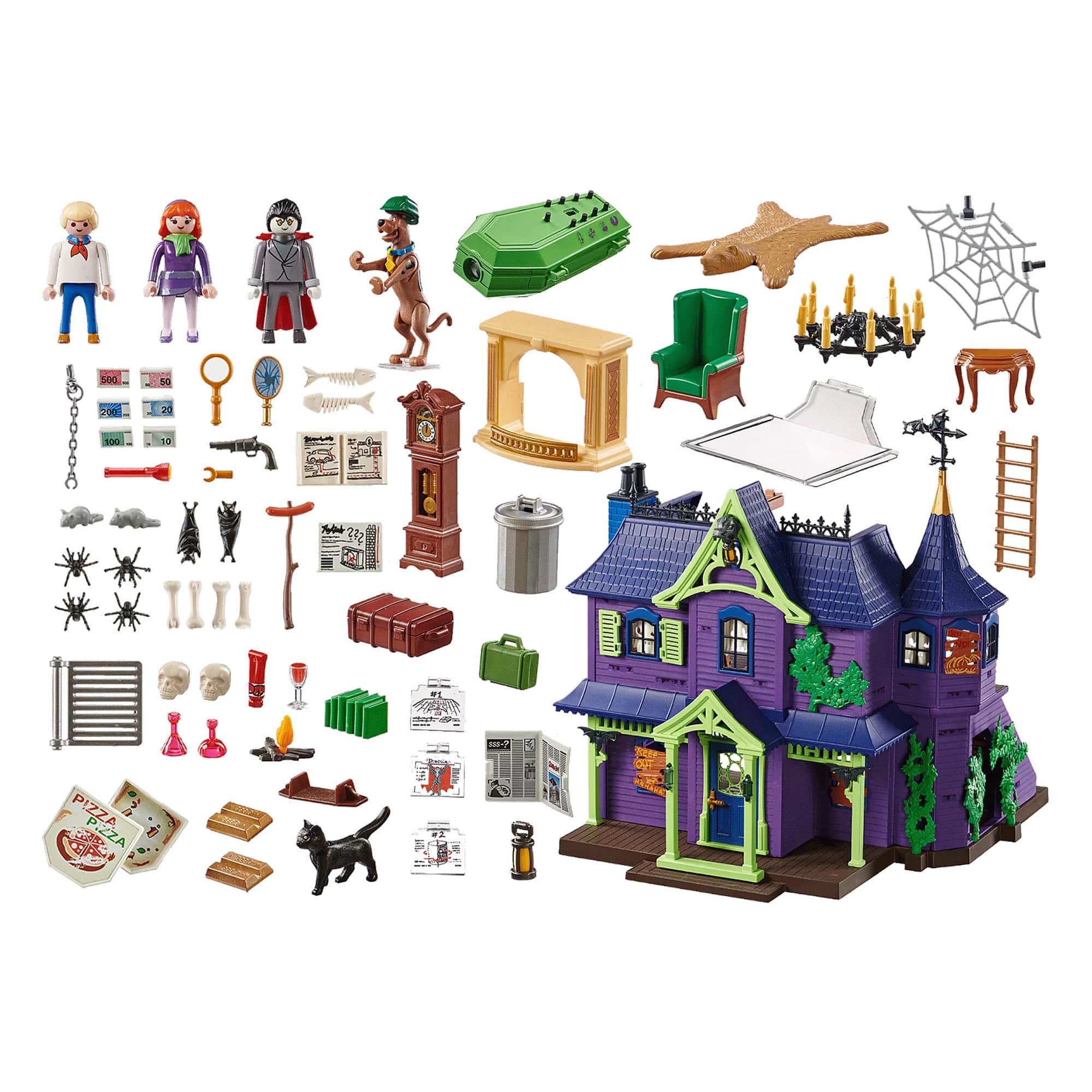 Playmobil - Scooby Doo! - Adventure in the Mystery Mansion 70361