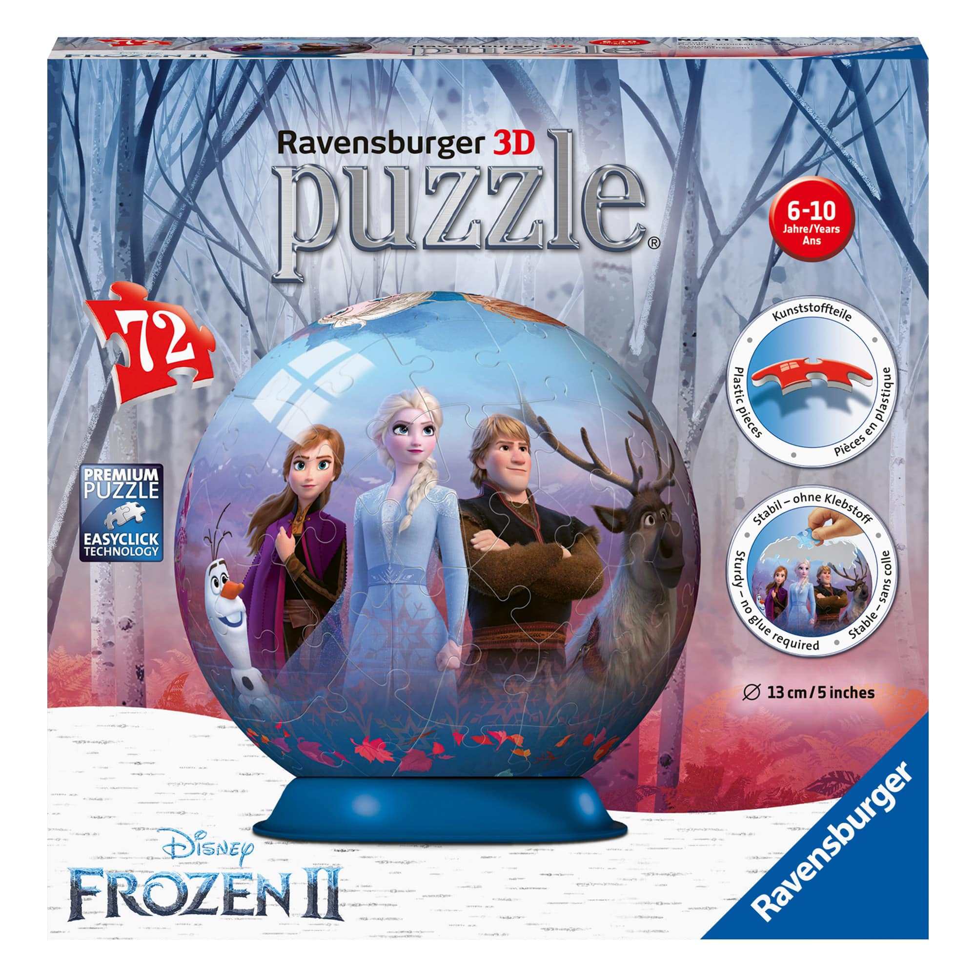 Ravensburger Puzzleball - Disney Frozen 2 - 72 Piece Jigsaw Puzzle
