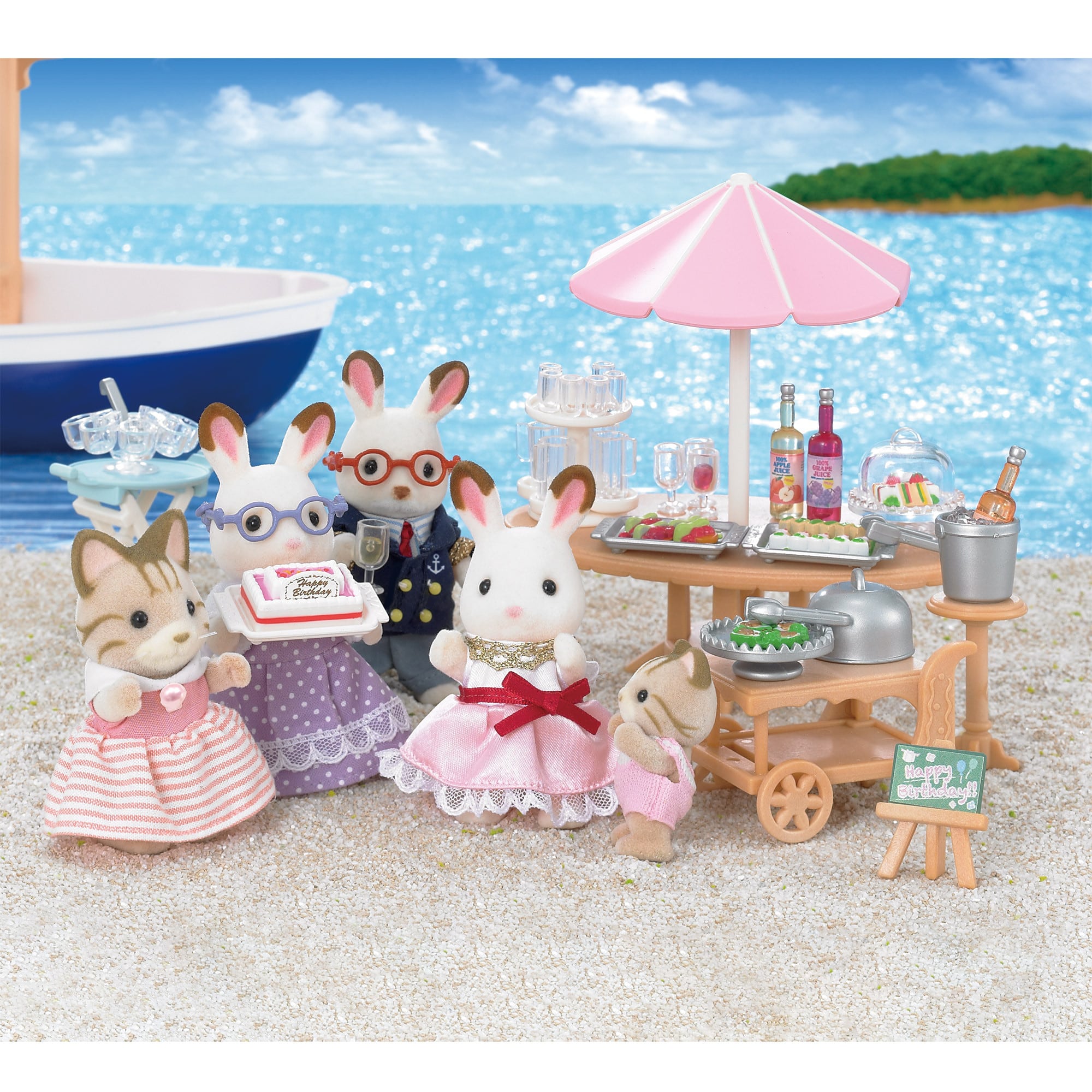 Sylvanian Families - Seaside Birthday Party SF207