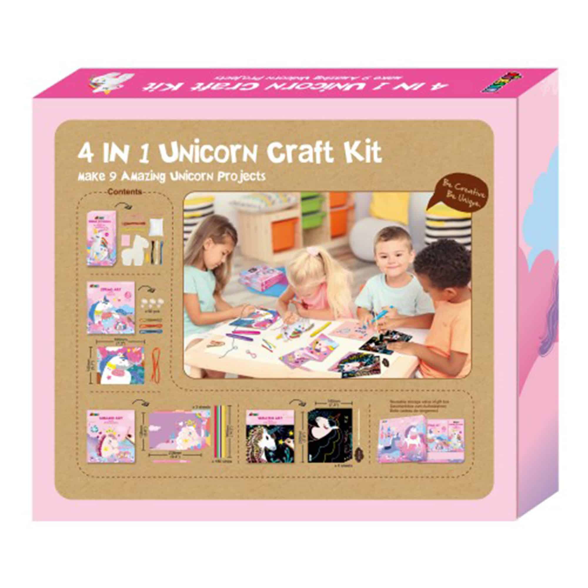 Avenir - 4 IN 1 Unicorn Craft Kit