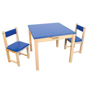 Jolly Kidz - Table And Chairs - Brightway Setting- Blue
