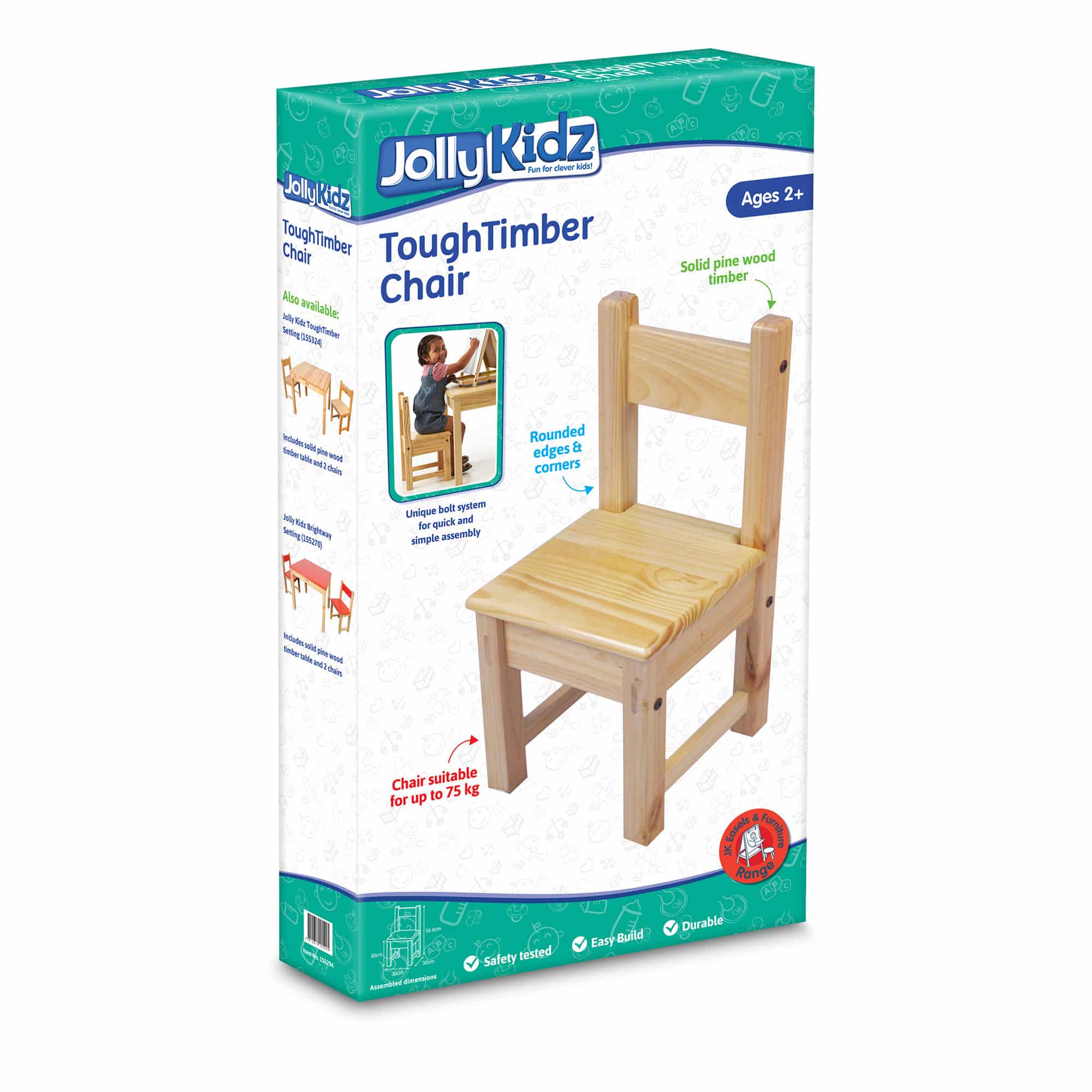 Jolly Kidz - ToughTimber Chair
