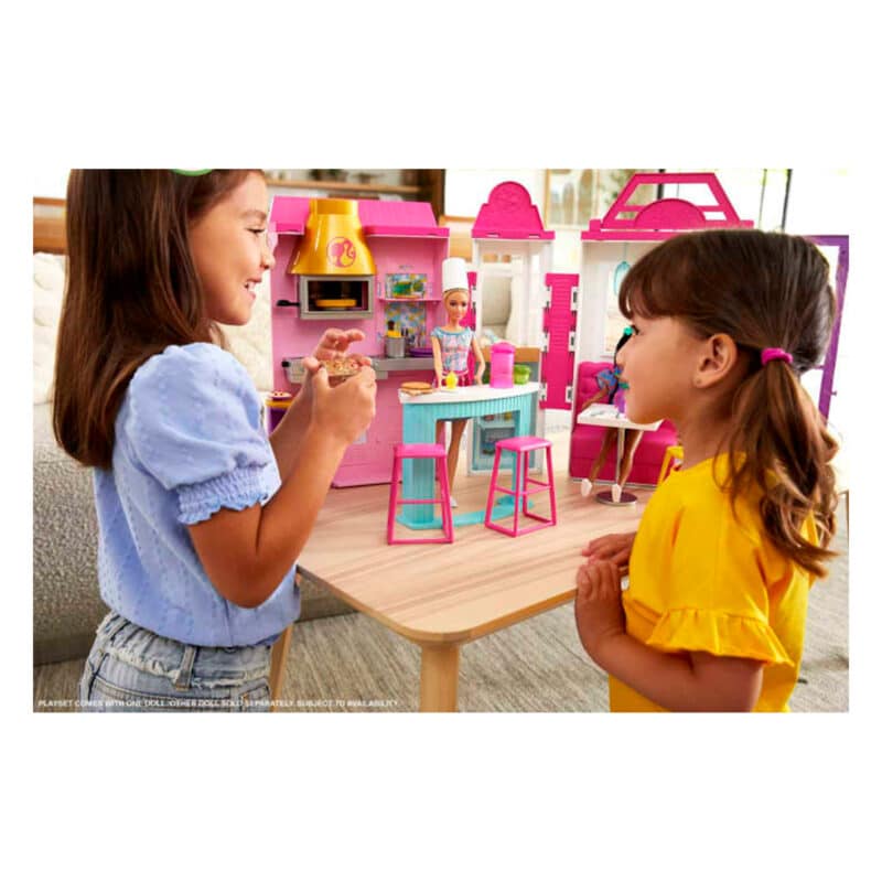 Barbie - Cook 'n Grill Restaurant Doll And Playset