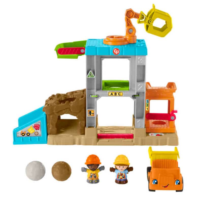 Fisher Price - Little People - Load Up 'n Learn Construction Site Playset