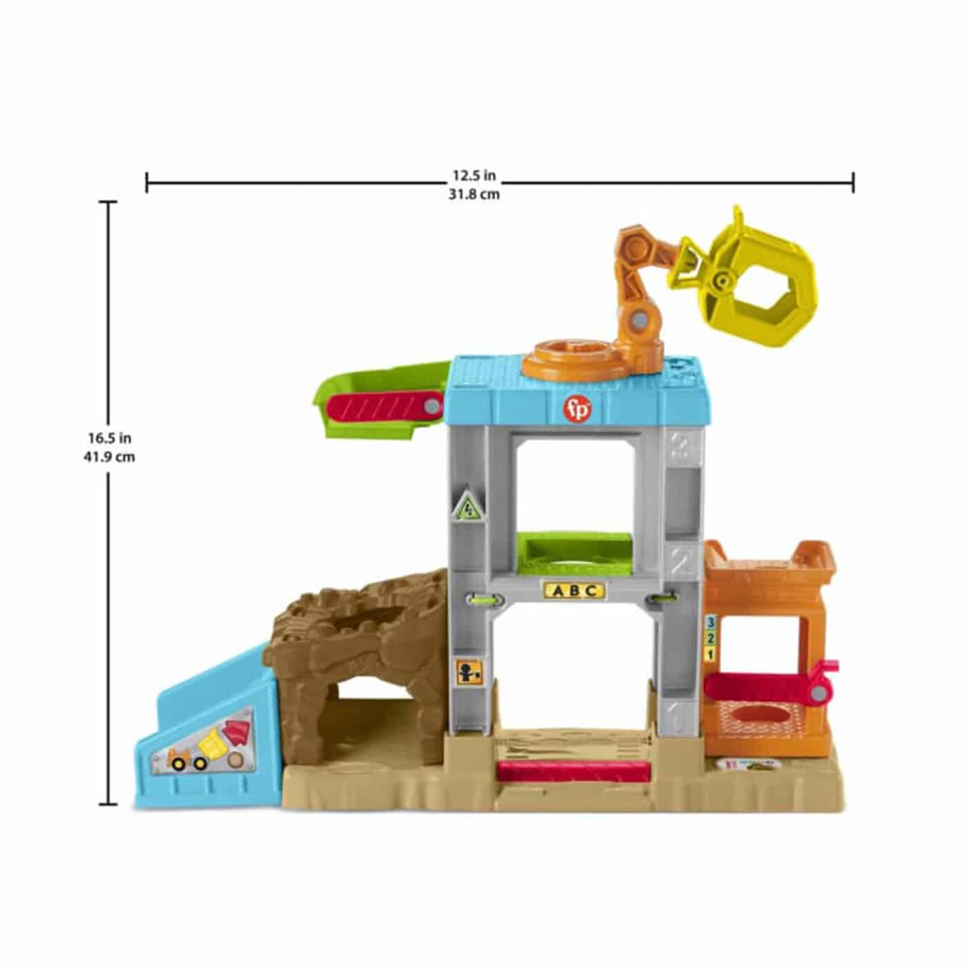 Fisher Price - Little People - Load Up 'n Learn Construction Site Playset