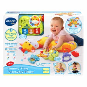 Vtech Baby - Tummy Time Discovery Plush Giraffe Pillow