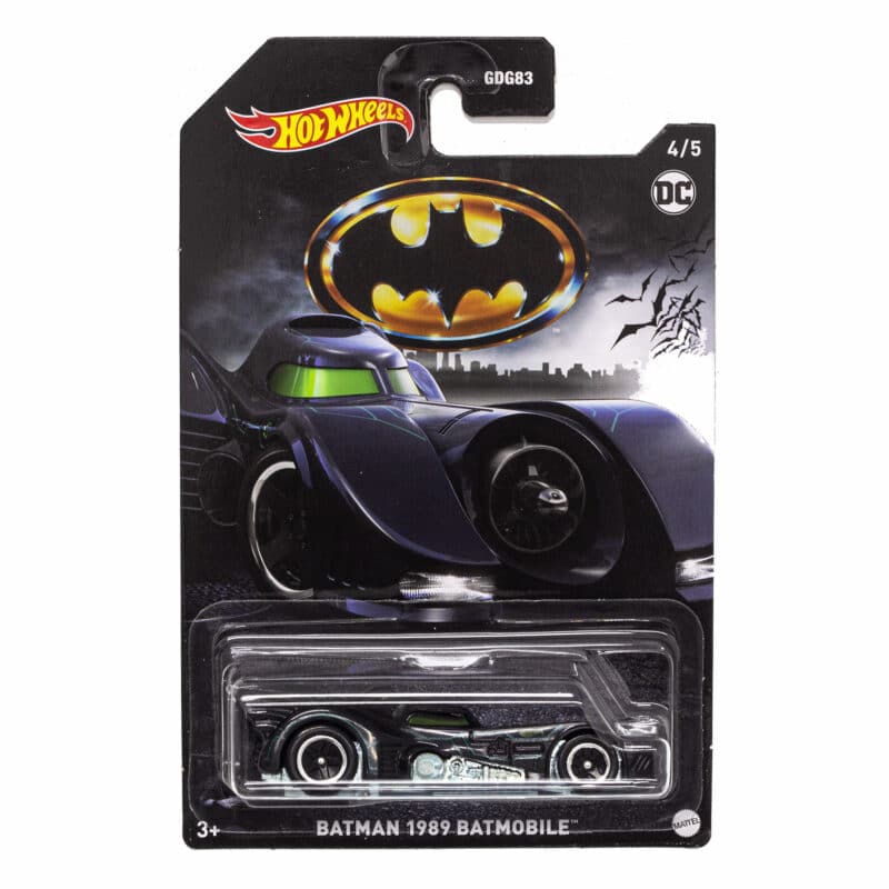 Hot Wheels - Batman Diecast Vehicle - Batman 1989 Batmobile