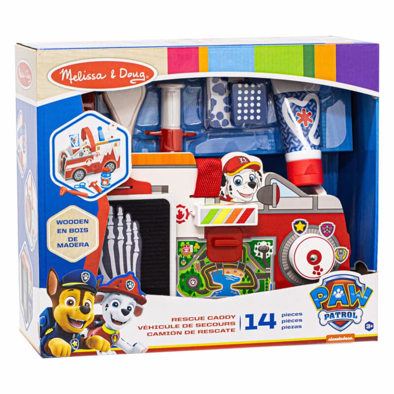 Melissa and Doug - Wooden Rescue Caddy - Paw Patrol Marshall
