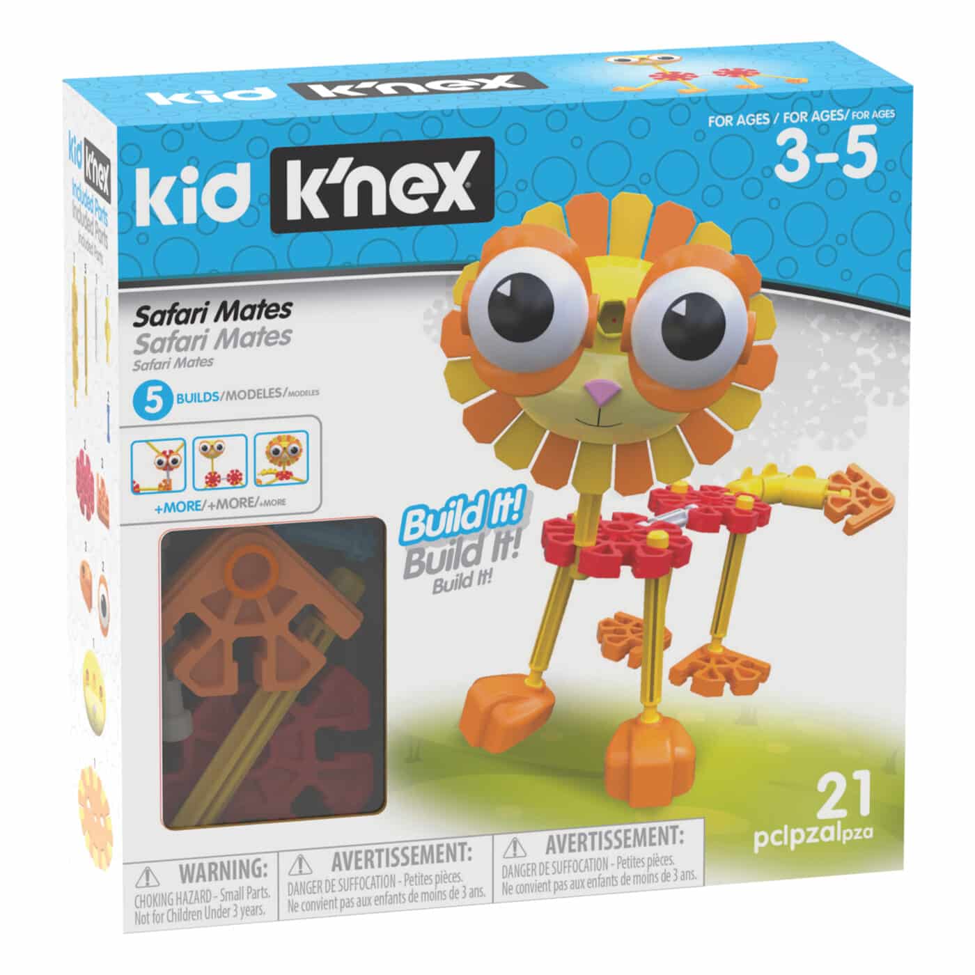 Kid K'Nex - Safari Mates Building Set 21 Pieces