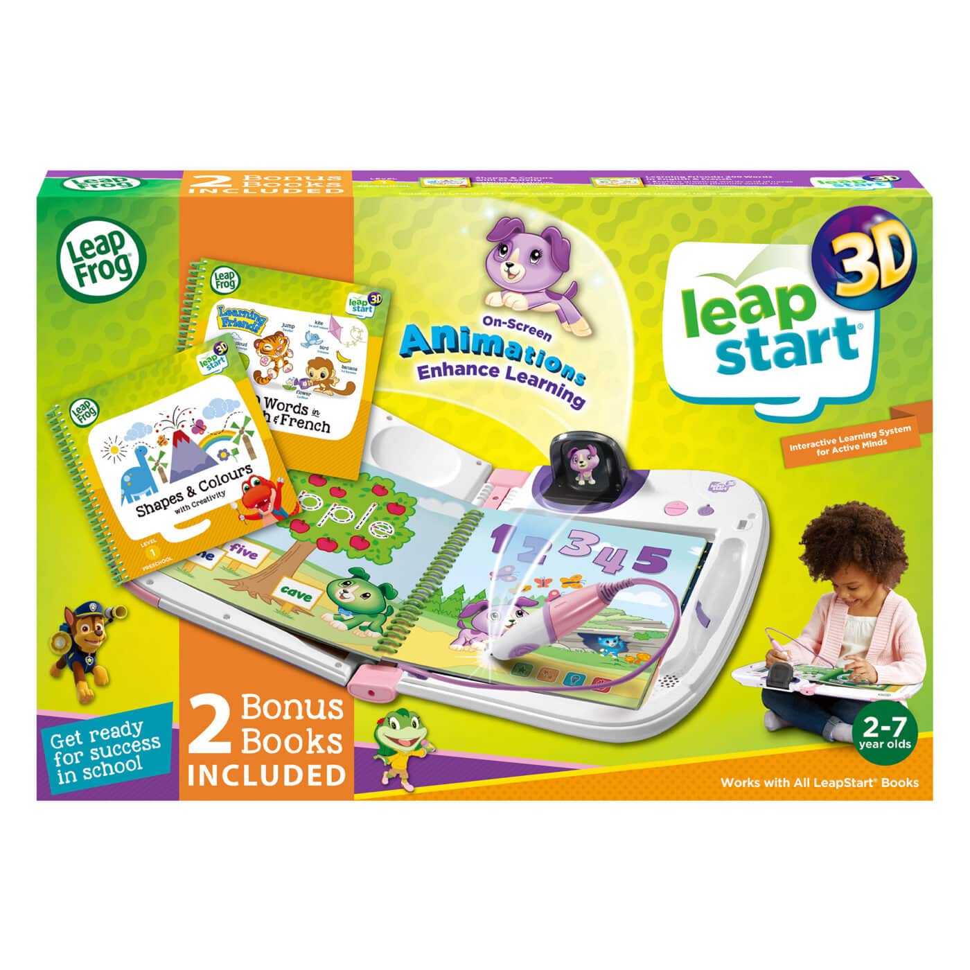 LeapFrog - LeapStart 3D Bundle with 2 Books Pink