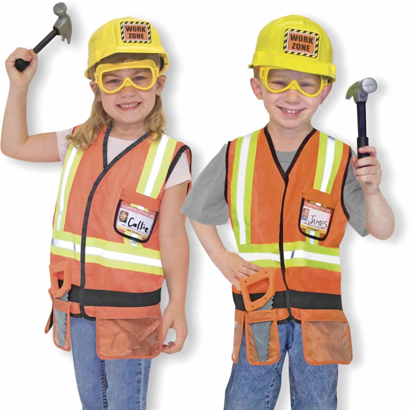 Melissa & Doug - Construction Worker Costume Set