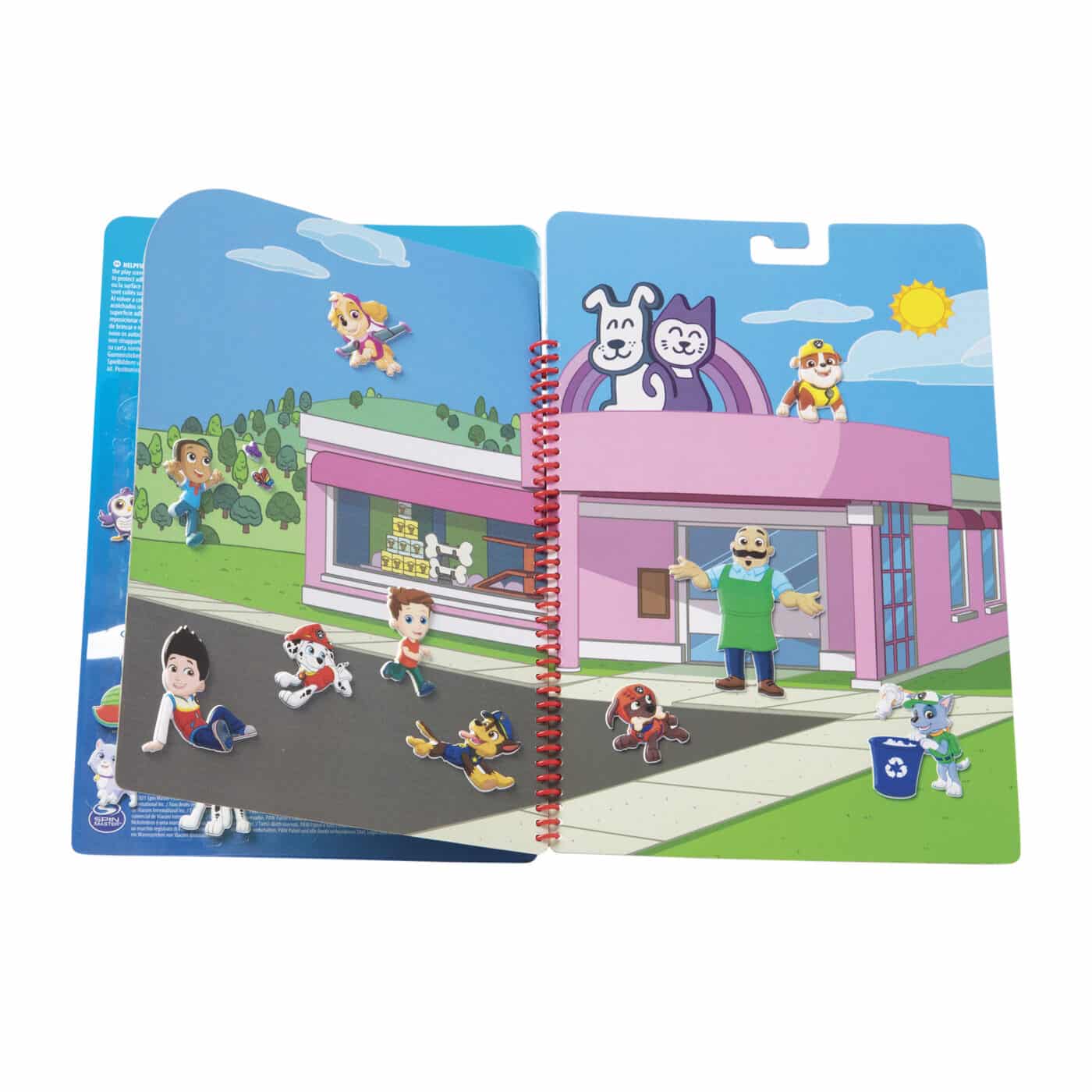 Melissa and Doug - Restickable Puffy Stickers - Paw Patrol Adventure Bay