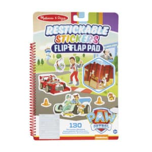Melissa and Doug - Restickable Stickers Flip Flap Pad - Classic Missions