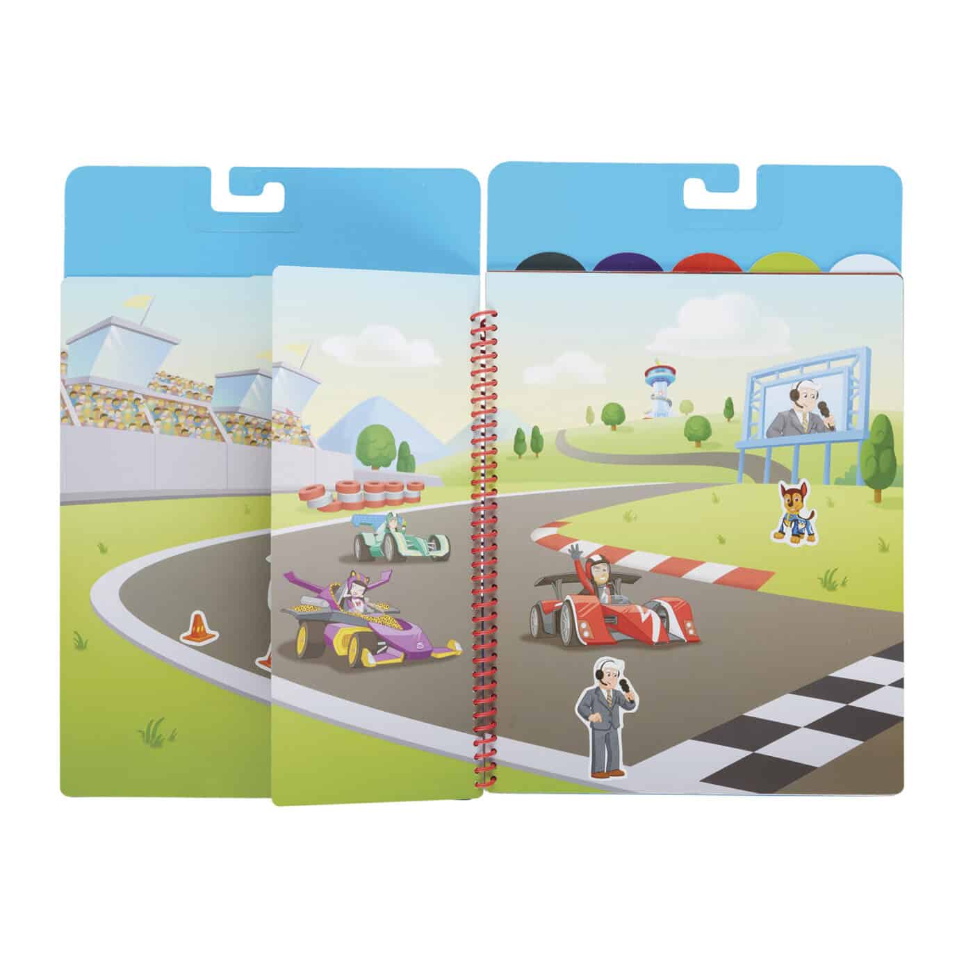 Melissa and Doug - Restickable Stickers Flip Flap Pad - Classic Missions